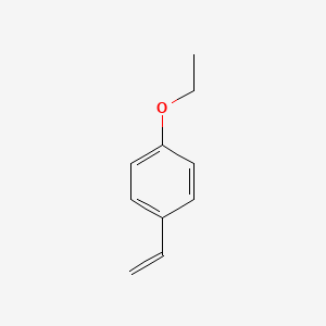 Chemical structure of 4-Ethoxystyrene