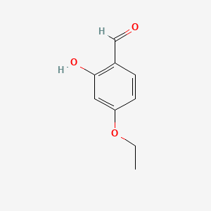 Chemical structure of 4-Ethoxysalicylaldehyde