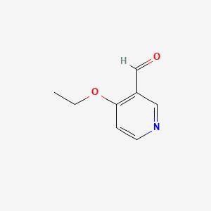 Chemical structure of 4-Ethoxynicotinaldehyde