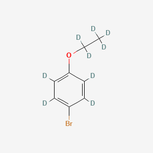 Chemical structure of 4-Ethoxybromobenzene-d9