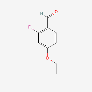 Chemical structure of 4-Ethoxy-2-fluorobenzaldehyde