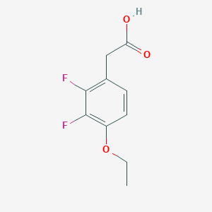 Chemical structure of 4-Ethoxy-2,3-Difluorophenylacetic Acid