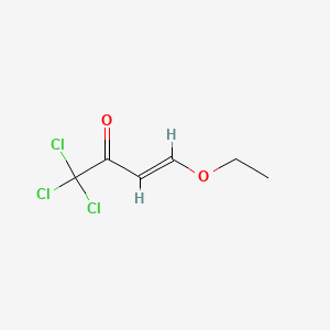 Chemical structure of 4-Ethoxy-1,1,1-Trichloro-3-Buten-2-One
