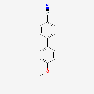 Chemical structure of 4-Ethoxy-[1,1'-biphenyl]-4'-carbonitrile