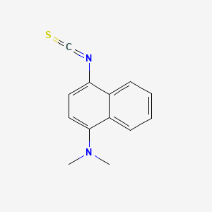 Chemical structure of 4-Dimethylamino-1-naphthyl Isothiocyanate
