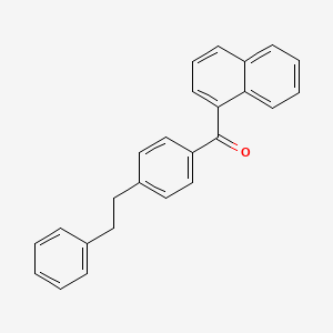 Chemical structure of 4-Dibenzyl 1-Naphthyl Ketone