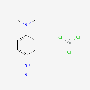 Chemical structure of 4-Diazo-N,N-dimethylaniline Chloride Zinc Chloride Hydrate