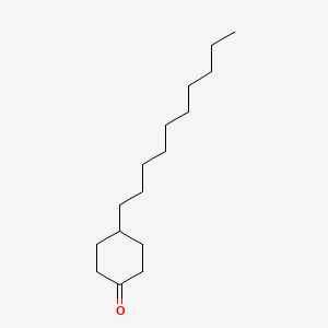 Chemical structure of 4-Decylcyclohexanone