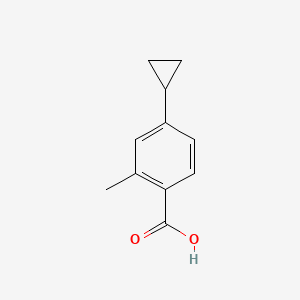 Chemical structure of 4-Cyclopropyl-2-methylbenzoic acid