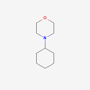 Chemical structure of 4-cyclohexylmorpholine