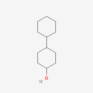 Chemical structure of 4-Cyclohexylcyclohexanol