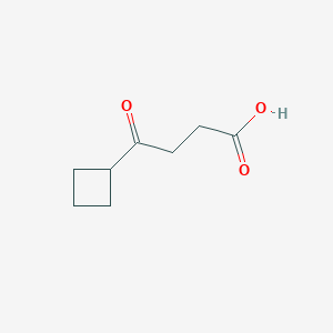 Chemical structure of 4-Cyclobutyl-4-oxobutyric acid