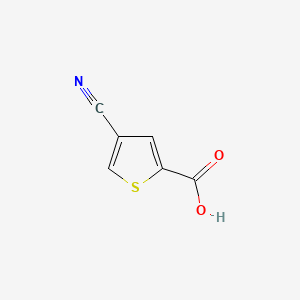Chemical structure of 4-Cyanothiophene-2-carboxylic acid