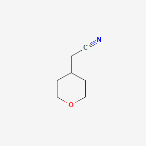 Chemical structure of 2-(Oxan-4-yl)acetonitrile