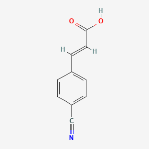Chemical structure of 4-Cyanocinnamic Acid