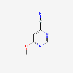 Chemical structure of 4-Cyano-6-methoxypyrimidine
