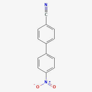 Chemical structure of 4-Cyano-4'-nitrodiphenyl