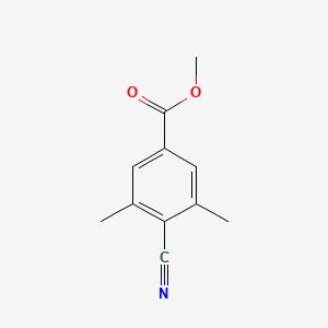 Chemical structure of Methyl 4-cyano-3,5-dimethylbenzoate