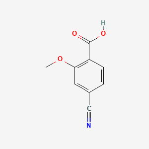 Chemical structure of 4-Cyano-2-methoxybenzoic acid