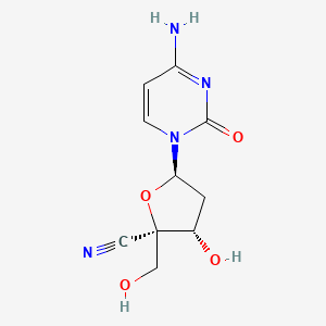 Chemical structure of 4'-Cyano-2'-deoxycytidine