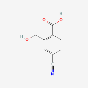 Chemical structure of 4-Cyano-2-(hydroxymethyl)-benzoic Acid