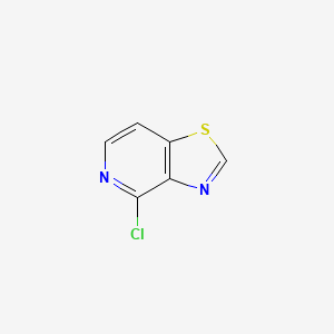 Chemical structure of 4-Chlorothiazolo[4,5-c]pyridine