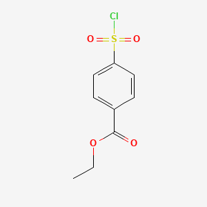 Chemical structure of Ethyl 4-(chlorosulfonyl)benzoate