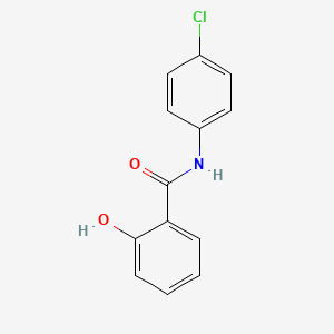 Chemical structure of 4'-Chlorosalicylanilide