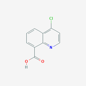 Chemical structure of 4-Chloroquinoline-8-carboxylic acid
