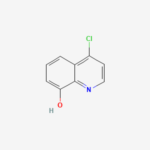 Chemical structure of 4-Chloroquinolin-8-ol