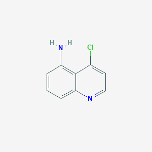 Chemical structure of 4-Chloroquinolin-5-amine