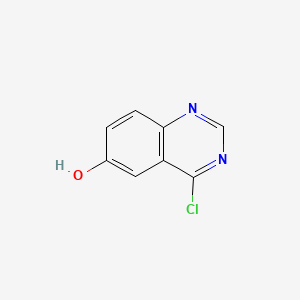 Chemical structure of 4-Chloroquinazolin-6-ol