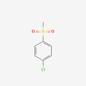 Chemical structure of 4-Chlorophenyl Methyl Sulfone