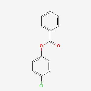 Chemical structure of 4-Chlorophenyl Benzoate