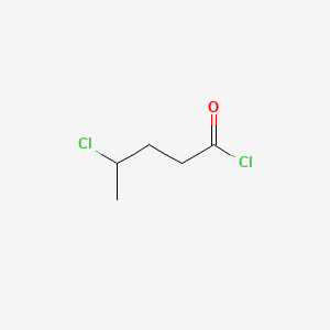 Chemical structure of 4-Chloropentanoyl Chloride