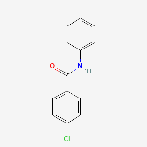 Chemical structure of 4-Chlorobenzanilide