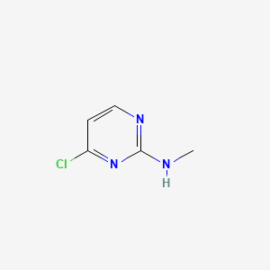 Chemical structure of 4-Chloro-N-methylpyrimidin-2-amine