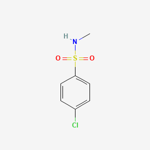 Chemical structure of 4-Chloro-N-methylbenzenesulfonamide