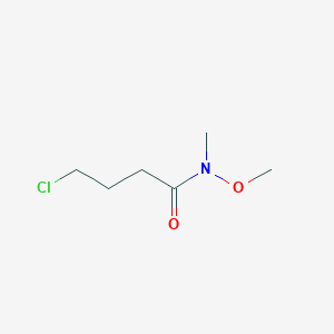 Chemical structure of 4-Chloro-N-methoxy-N-methylbutanamide