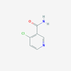 Chemical structure of 4-Chloronicotinamide