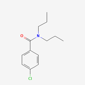 Chemical structure of 4-Chloro-n,n-dipropylbenzamide