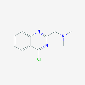 Chemical structure of 4-Chloro-N,N-dimethylquinazolin-2-amine