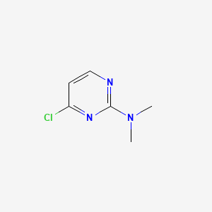 Chemical structure of 4-Chloro-N,N-dimethylpyrimidin-2-amine