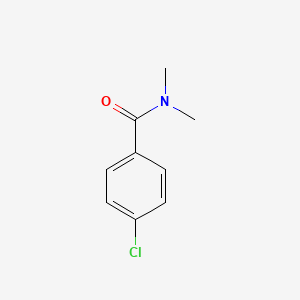 Chemical structure of 4-Chloro-N,N-dimethylbenzamide