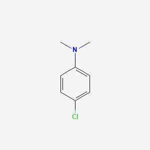 Chemical structure of 4-Chloro-N,N-dimethylaniline