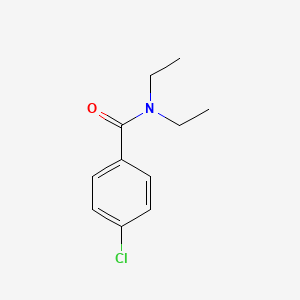 Chemical structure of 4-Chloro-N,N-diethylbenzamide