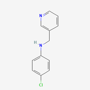 Chemical structure of 4-Chloro-N-(pyridin-3-ylmethyl)aniline