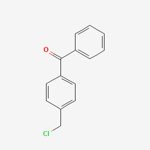 Chemical structure of 4-Chloromethylbenzophenone