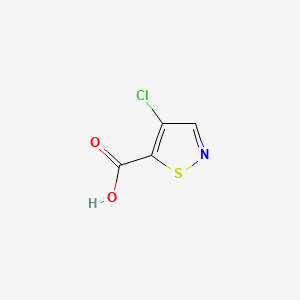 Chemical structure of 4-Chloroisothiazole-5-carboxylic acid