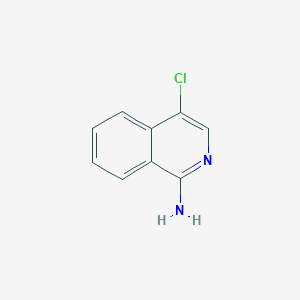 Chemical structure of 4-Chloroisoquinolin-1-amine